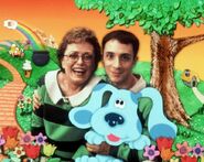 Promotional photo of Blue's Big Treasure Hunt with Steve Burns and Rue McClanahan