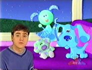 Blue's clues moona blue polka dots joe 23234