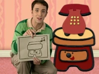 Blue's Clues Sidetable Drawer Drawing