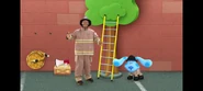 Josh and Blue as firefighters