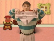 Steve Said Blue wants to make our newspaper hats.