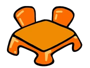 Blue Prints Snack Table