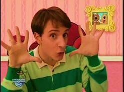 Steve saying "Blue's Clues!"