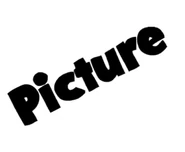 The word "picture"