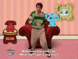 Blue's Clues gets intense for tumblr users