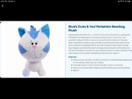 A Periwinkle plush toy on an online shop.