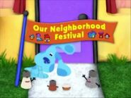 Our neighborhood festival title card