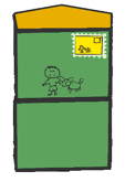 Letter from Blue's Clues What Does Blue Want to do with Her Picture 2