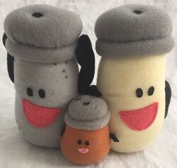 BLUES CLUES SPICE FAMILY- Salt Pepper Paprika, Eden, shaker plush