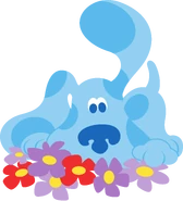 Blue and some flowers