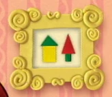 A house and tree made of blocks