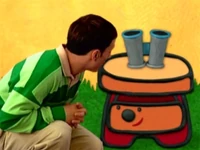 Blue's Clues Sidetable Drawer with Binoculars
