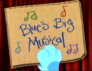 Blue's big musical title card