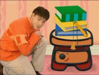 Blue's Clues Sidetable Drawer Contraption