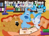 Blue's Reading Time Activities