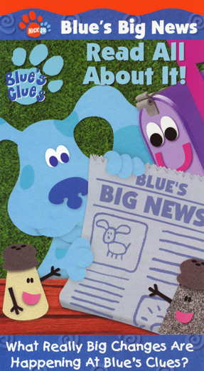 Blue S Big News Volume 1 Read All About It Blue S Clues Wiki Fandom