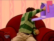 (Steve getting letter out from Mailbox)