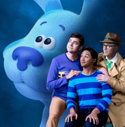 Promotion Picture of Steve with Blue and Joe and Josh.