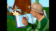 Steve drawing the third clue in Bugs