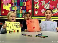 3 kids in the video letter