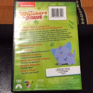 Nickelodeon Whiskers and Paws DVD (Backside)