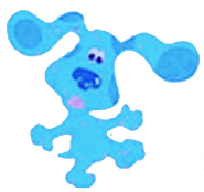 Blue from Blue's Art Time Activities (Windows 98) (friends characters)