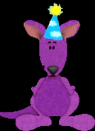Purple Kangaroo from Blue's Clues Blue's Big Parade