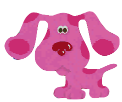 magenta dog blues clues