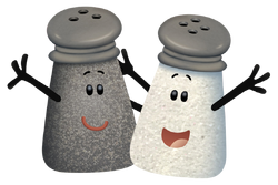 Our exclusive Blues Clues Mr. Salt & Mrs. Pepper shakers are back