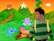 Promotional picture of Blue's Big Treasure Hunt with Steve Burns & Slippery Soap