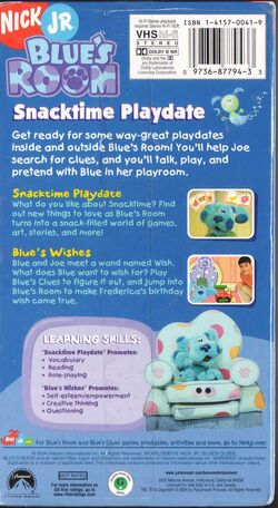 Snacktime Playdate Dvd Blue S Clues Wiki Fandom