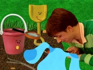 Blue's Clues Pail and Shovel Outside