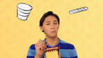 Meet Josh! Animated Cup and Straw Clues