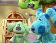 Blue's Clues Blue's Room Blue and Polka Dots copy