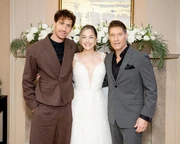 Deacon Sharpe with his kids Hope and Deke