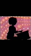 Bobby Brady in this cartoon silhouette drumming from The Brady Kids cartoon, 1972