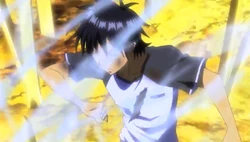 Godou using the 1st incarnation, The Gale