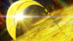 Golden Sword-shaped Scythe