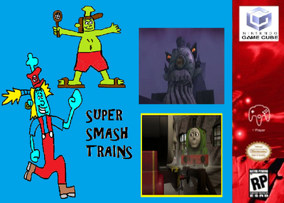 Super Smash Trains (Nintendo Gamecube) Poster.