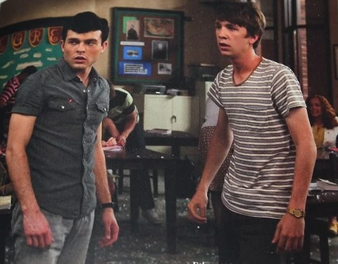 Ethan and Link after Lena explodes the classroom windows