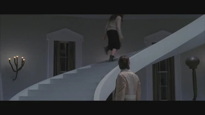 Lena going up to her room after Macon tells her to stay away from Ethan.