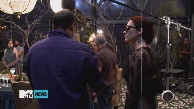 Emmy Rossum - Behind The Scenes Picture