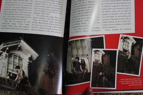 Lena and Ethan together - Behind the Scenes photos