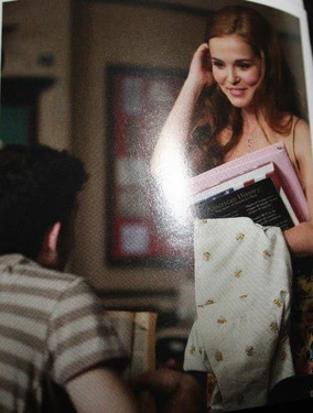 Emily approaching Ethan - Photo from Magazine