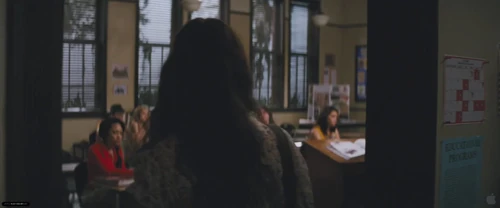 Lena's first appearance in her new school in Gatlin.