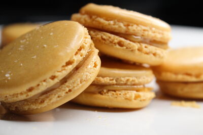 Caramelmacarons