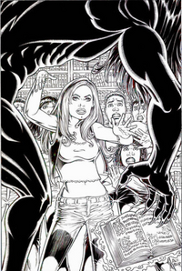 Unused Cover Inks Art By: Dave Hoover
