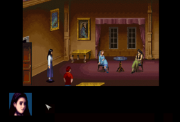 Jennifer, Laura, Anne e Lotte nella sala principale