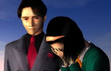 Alex e Alyssa fuori dal laboratorio