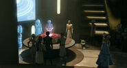 Eekar Oki at the meeting in Jedi Temple